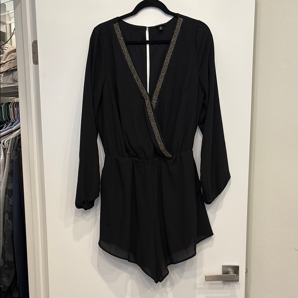 Torrid Pants - Torrid Black Romper - 0X - Like New